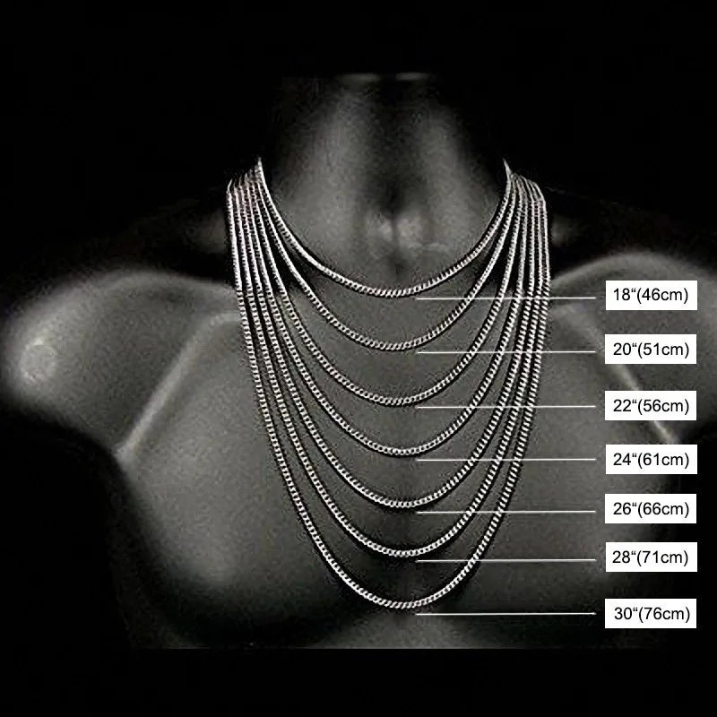 Men'S Cuban Link Chain Necklace Stainless Steel Black Gold Color Male Choker Colar Jewelry Gifts for Him